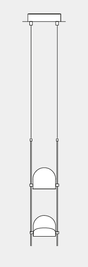 Modulární světelný systém Ali di Luce od OliveLab