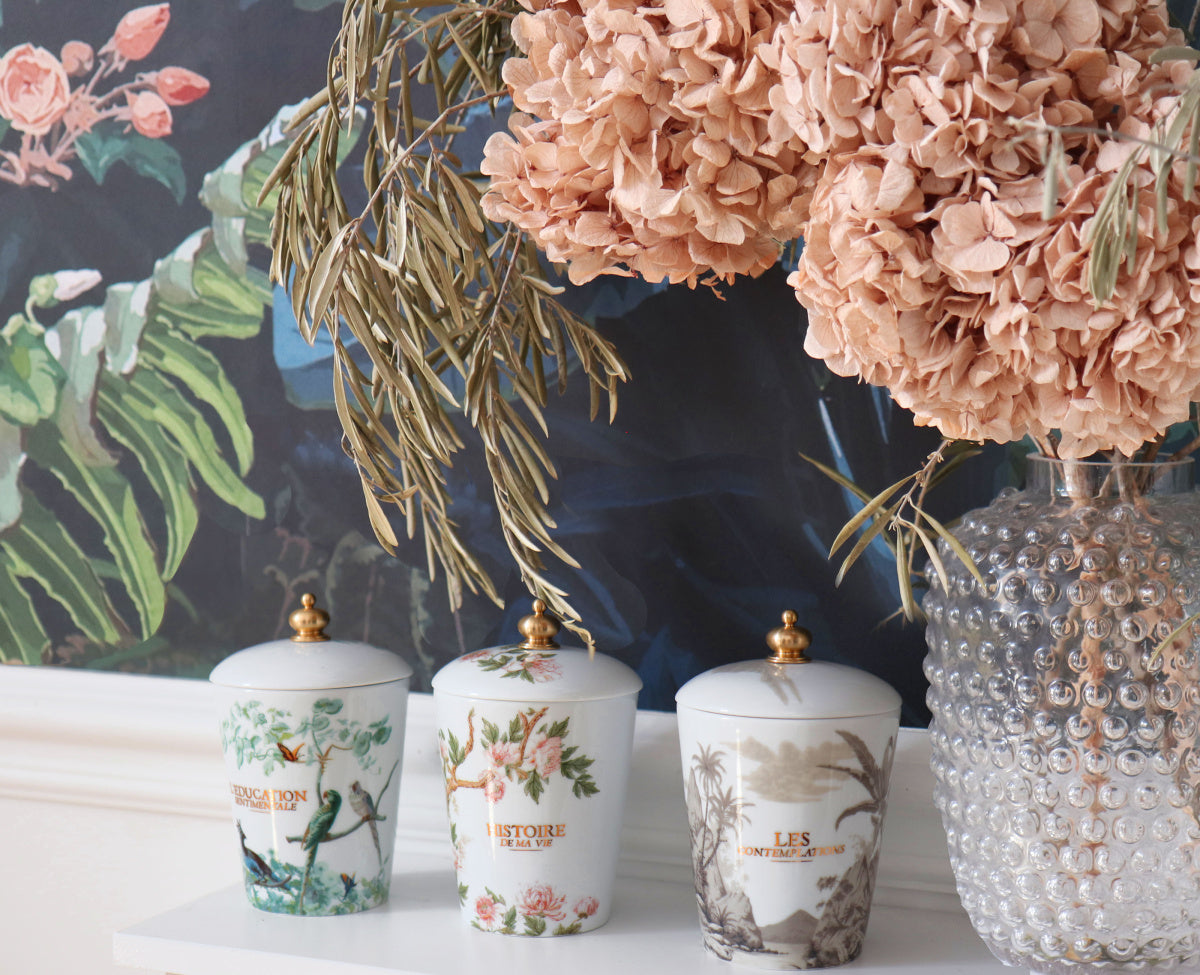 Le Grand Siecle Vonná svíčka v porcelánové dóze Les Contemplations