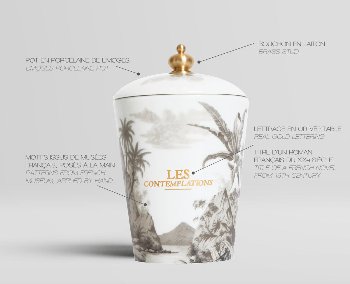 Le Grand Siecle Vonná svíčka v porcelánové dóze Les Contemplations