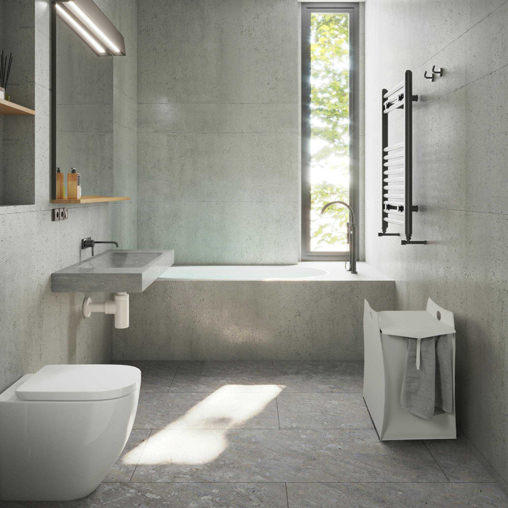 Limac Design – Designový kožený koš na prádlo Alessio