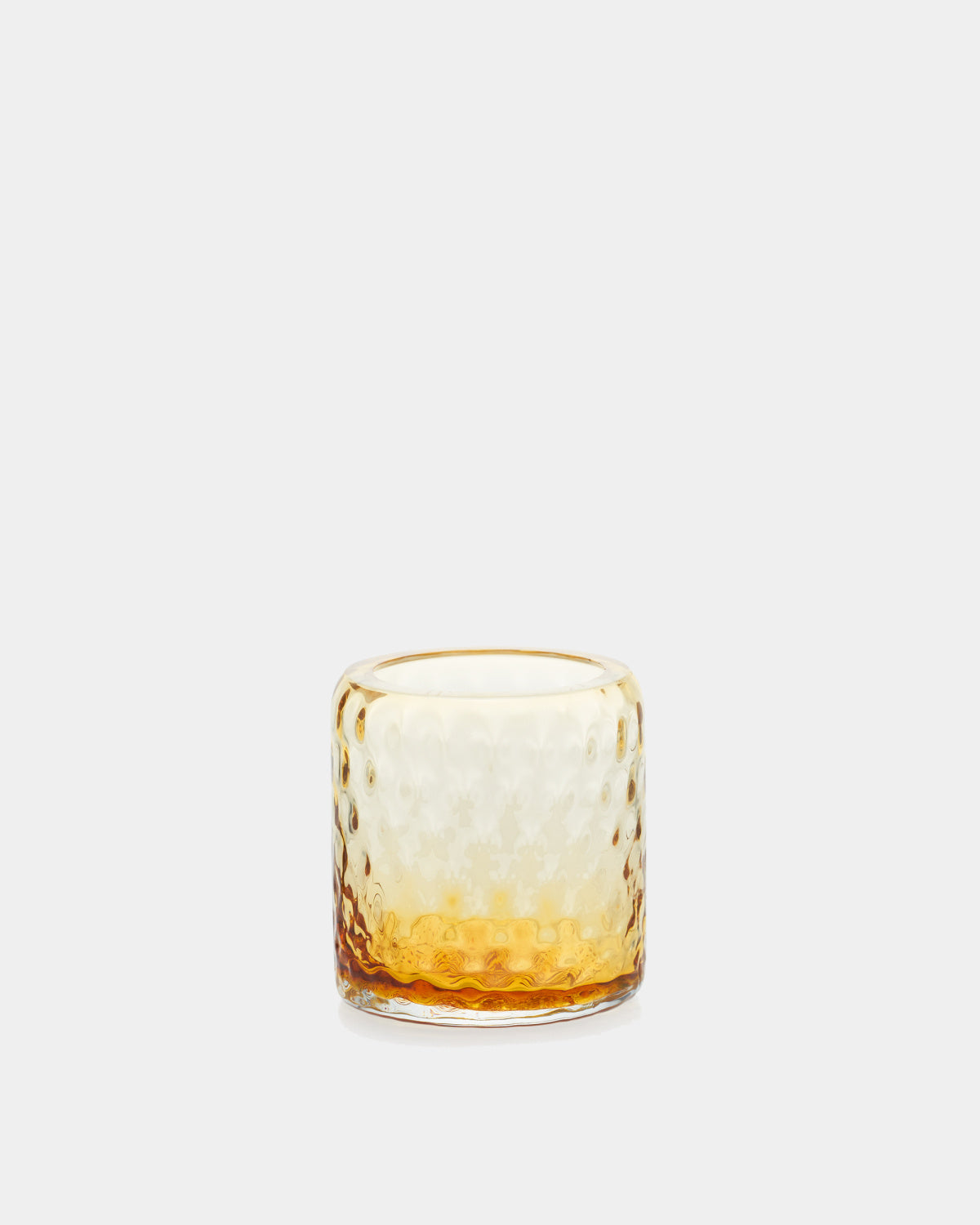 Aquazzura Balloton skleněný svícen na čajovou svíčku amber
