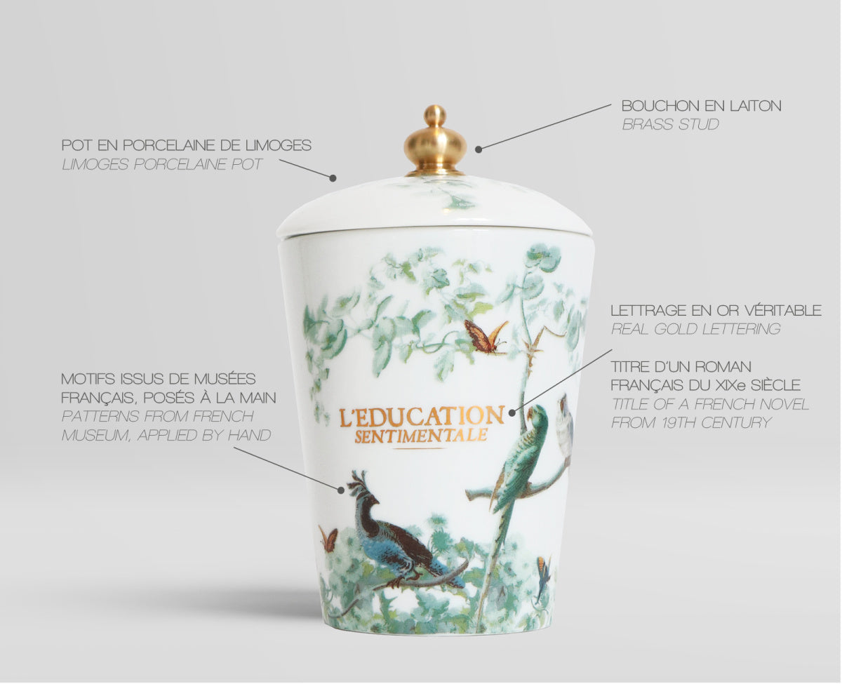 Le Grand Siecle Vonná svíčka v porcelánové dóze L’Éducation sentimentale