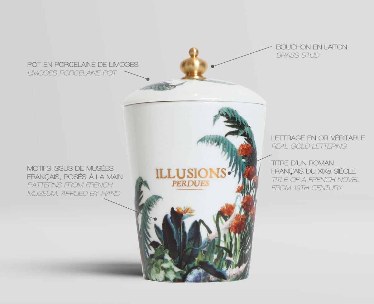 Le Grand Siècle Vonná svíčka v porcelánové dóze Illusions Perdues