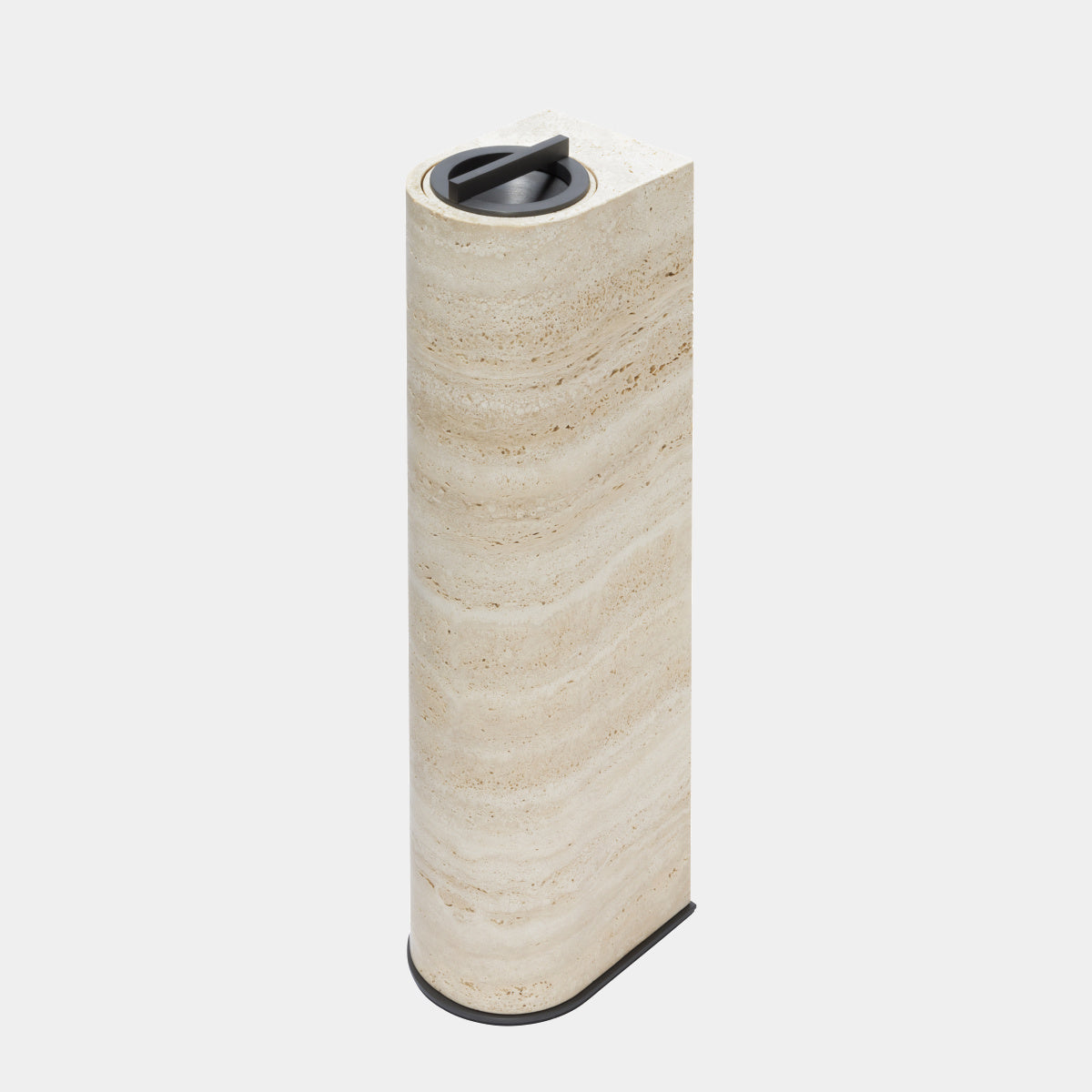 NOBBLE MARBLE Designový stojanový popelník z travertinu