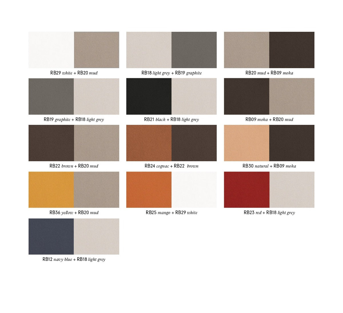 Rabitti Nízký pletený kožený koš PALÙ s uchy