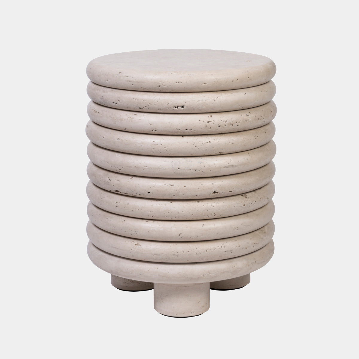 Scala designová stolička z přírodního travertinu