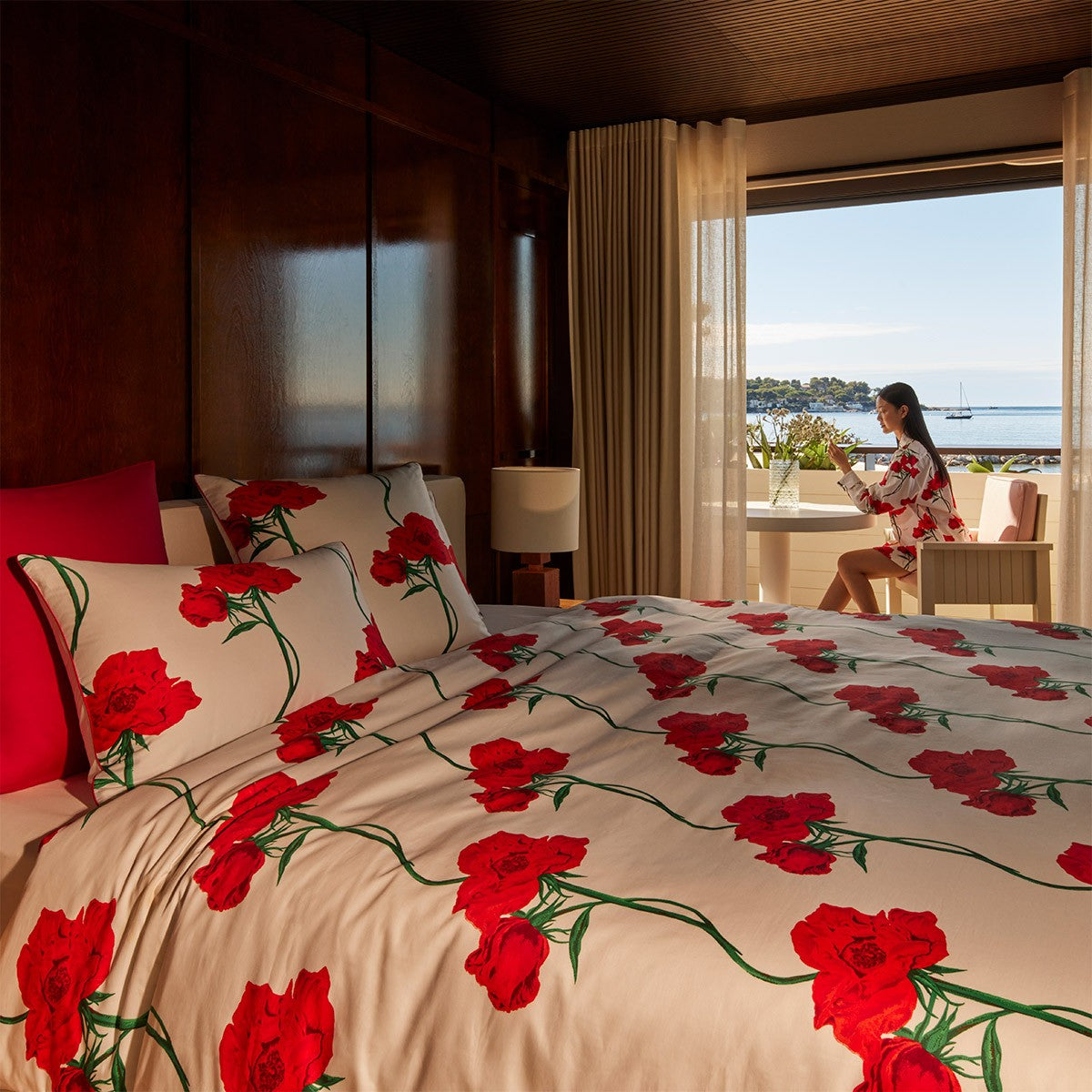 KENZO K Roses Luxusní povlečení s květinovým vzorem