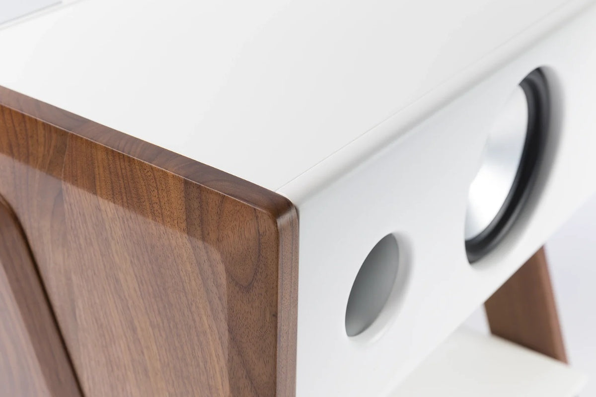 La Boite Concept Cube CS Noyer designový aktivní HiFi reproduktor