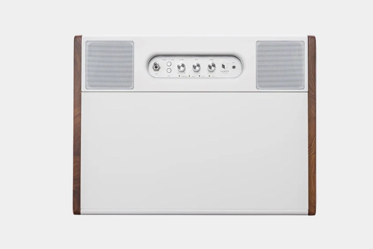 La Boite Concept Cube CS Noyer designový aktivní HiFi reproduktor
