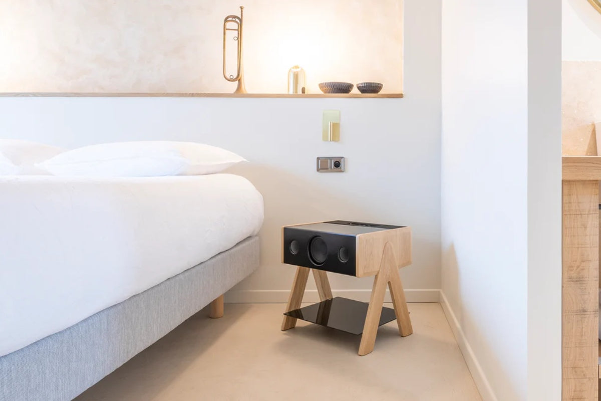 La Boite Concept Cube LW Chêne designový aktivní HiFi reproduktor