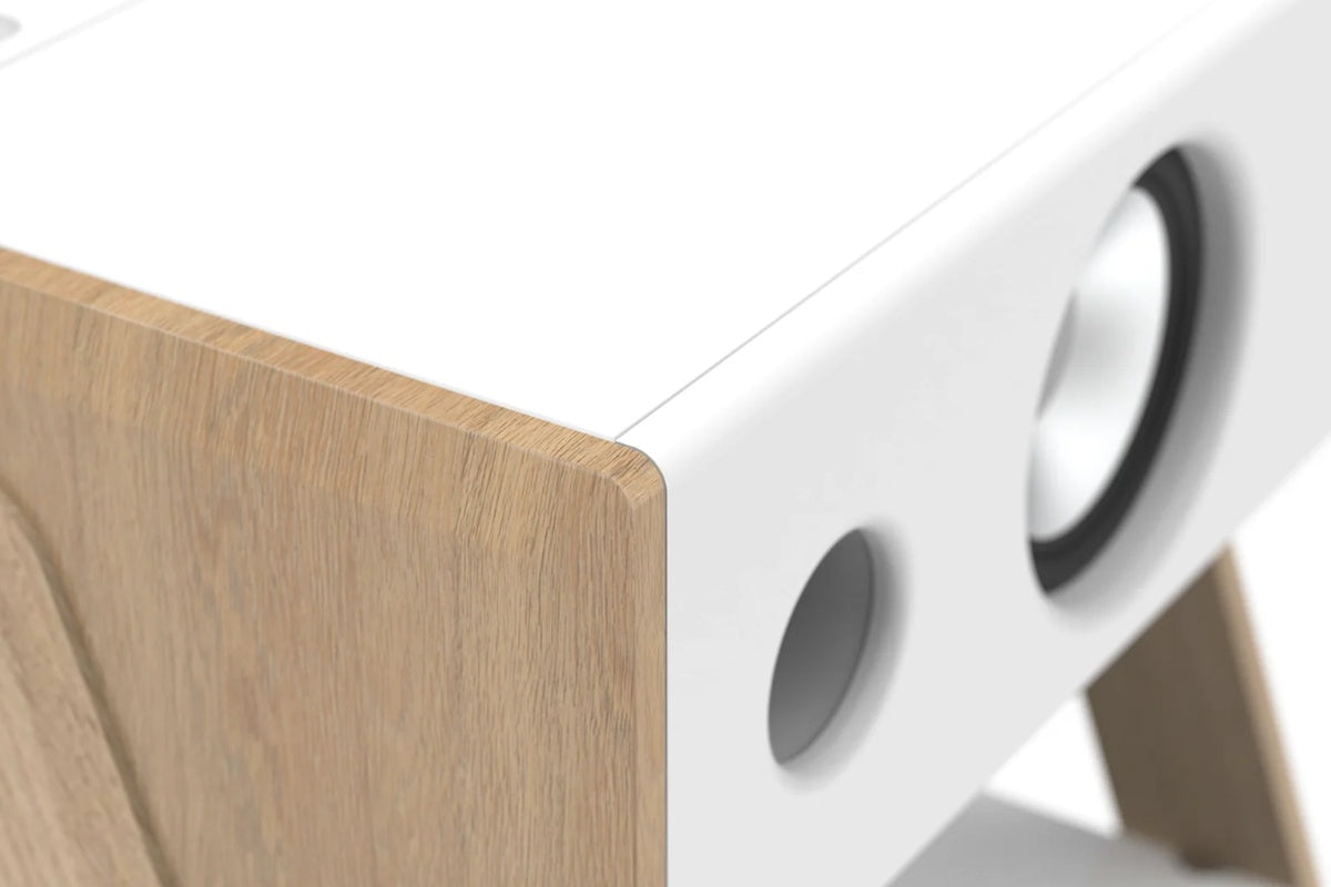 Cube CS Chêne designový aktivní HiFi reproduktor