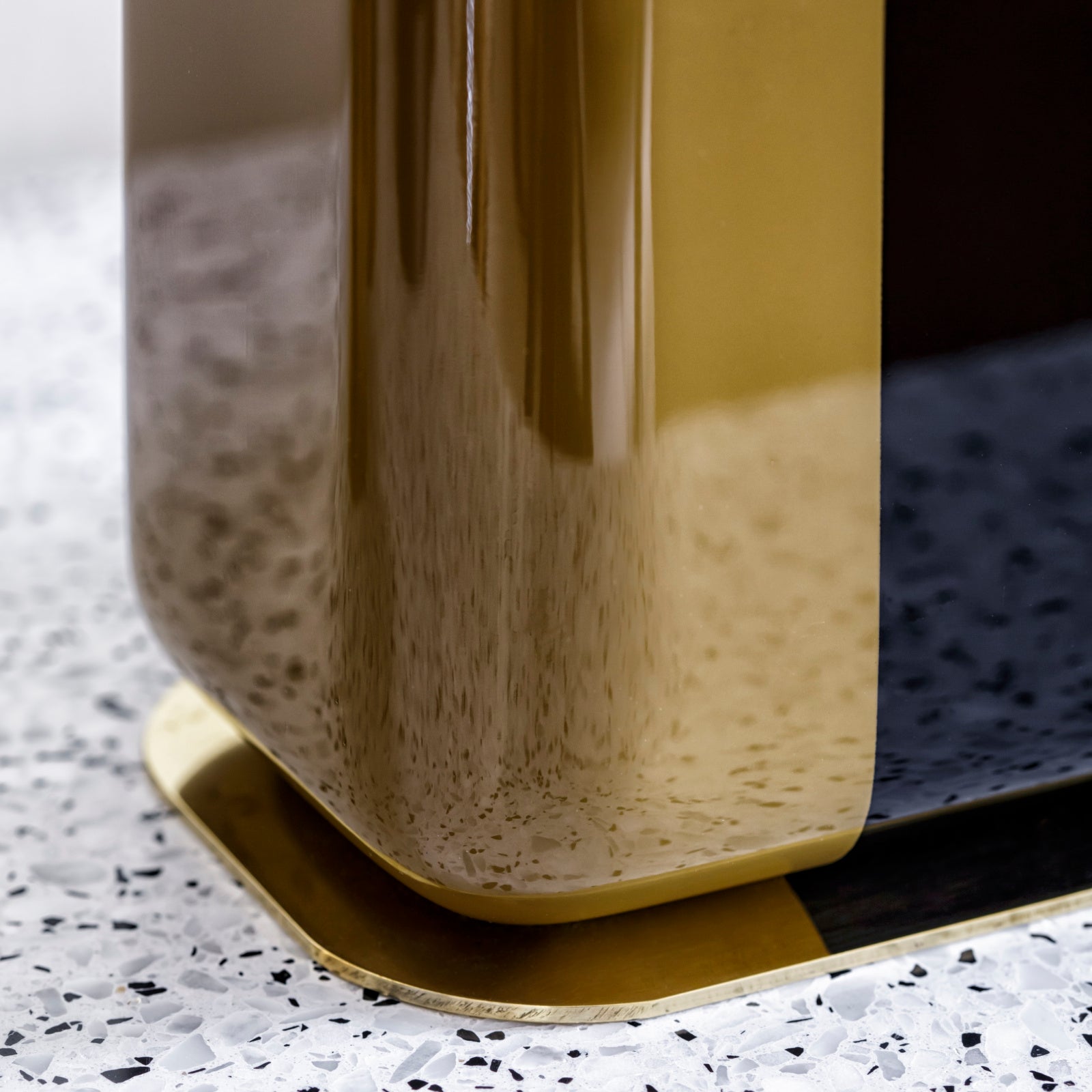 Designová stolní artdeco lampa BOURBON BLACK