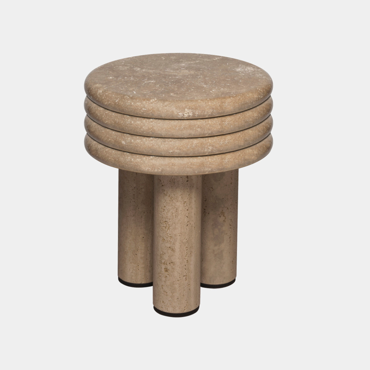 Scala designový stolek přírodního travertinu