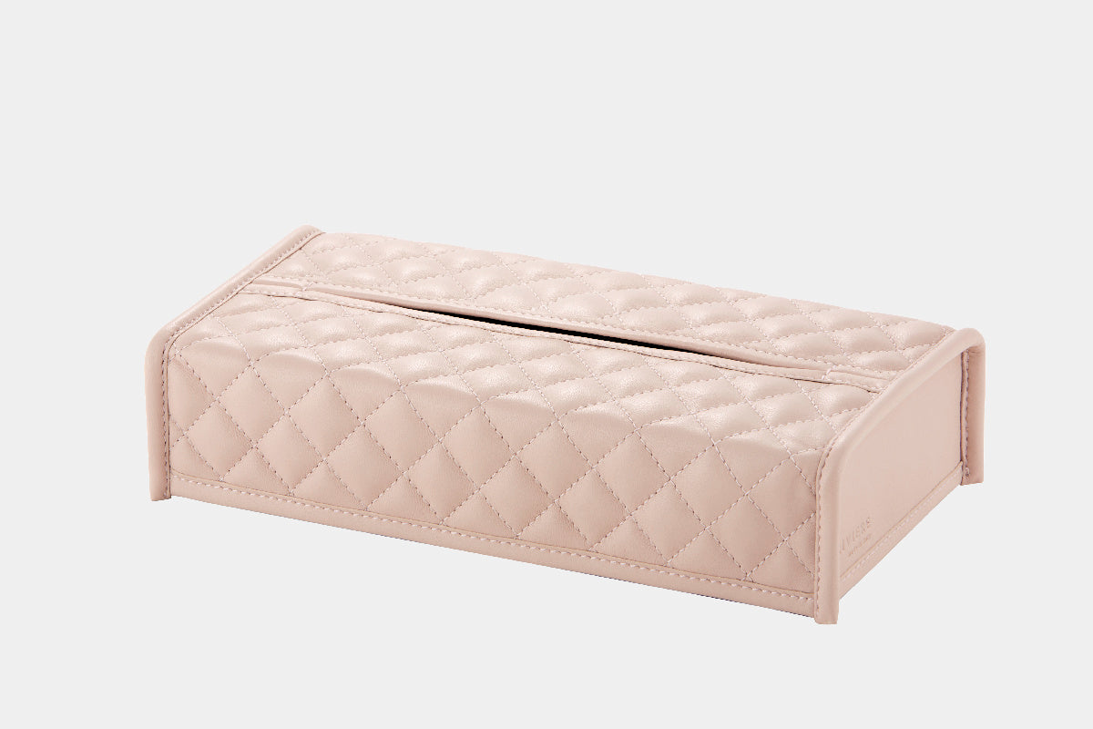 Podélný kožený box na papírové kapesníky ELBA DIAMONDS