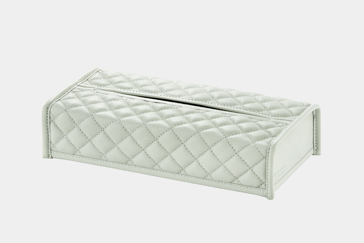 Podélný kožený box na papírové kapesníky ELBA DIAMONDS