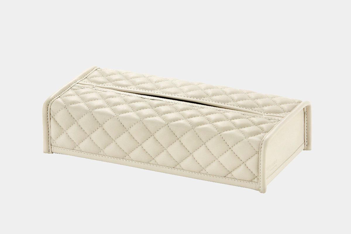 Podélný kožený box na papírové kapesníky ELBA DIAMONDS