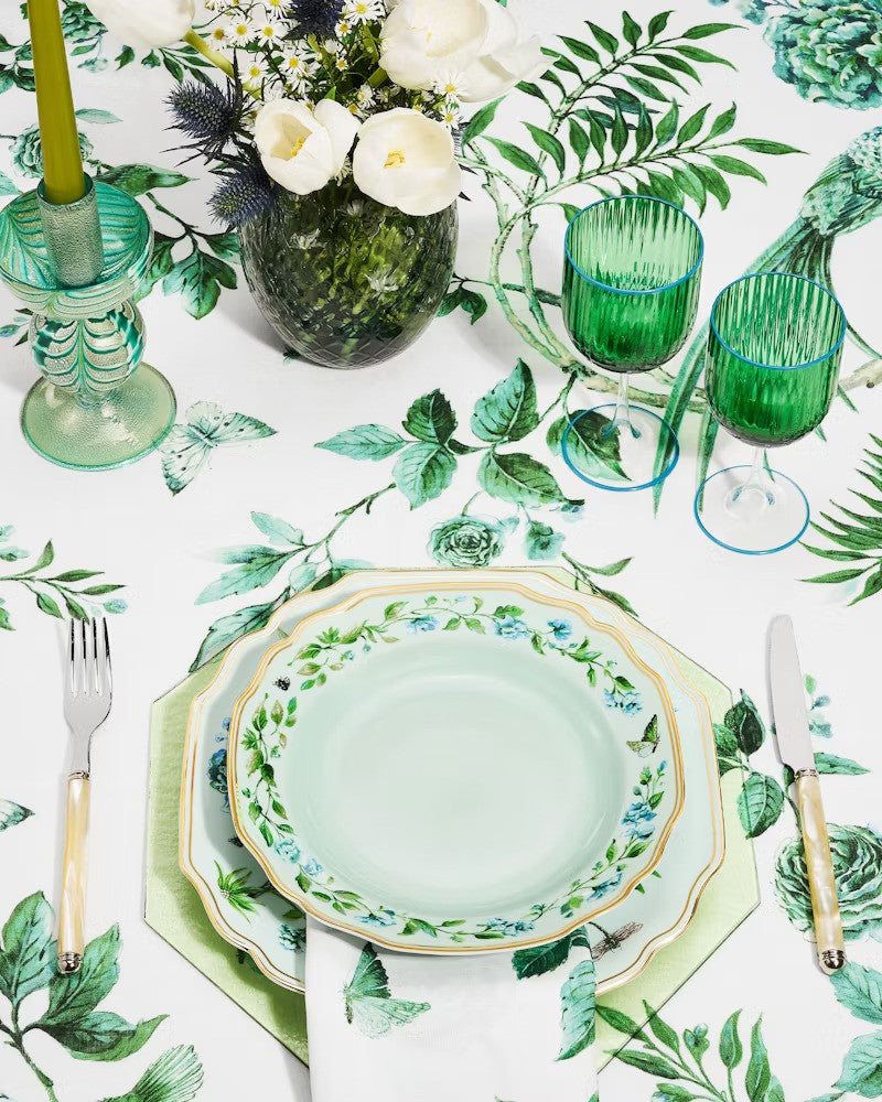 Aquazzura STRIPED EMERALD sklenice na červené víno