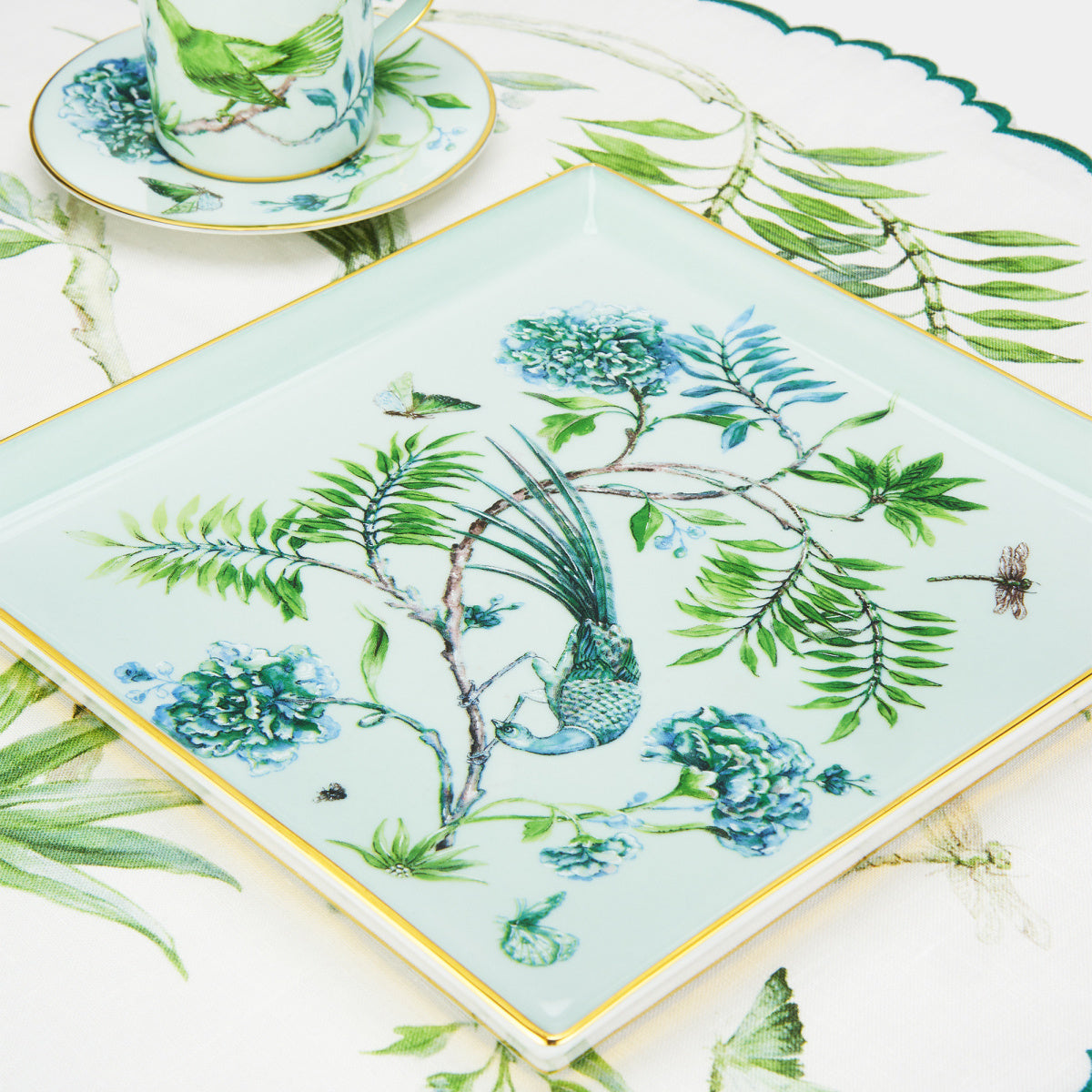 Aquazzura SECRET GARDEN čtvercová mísa