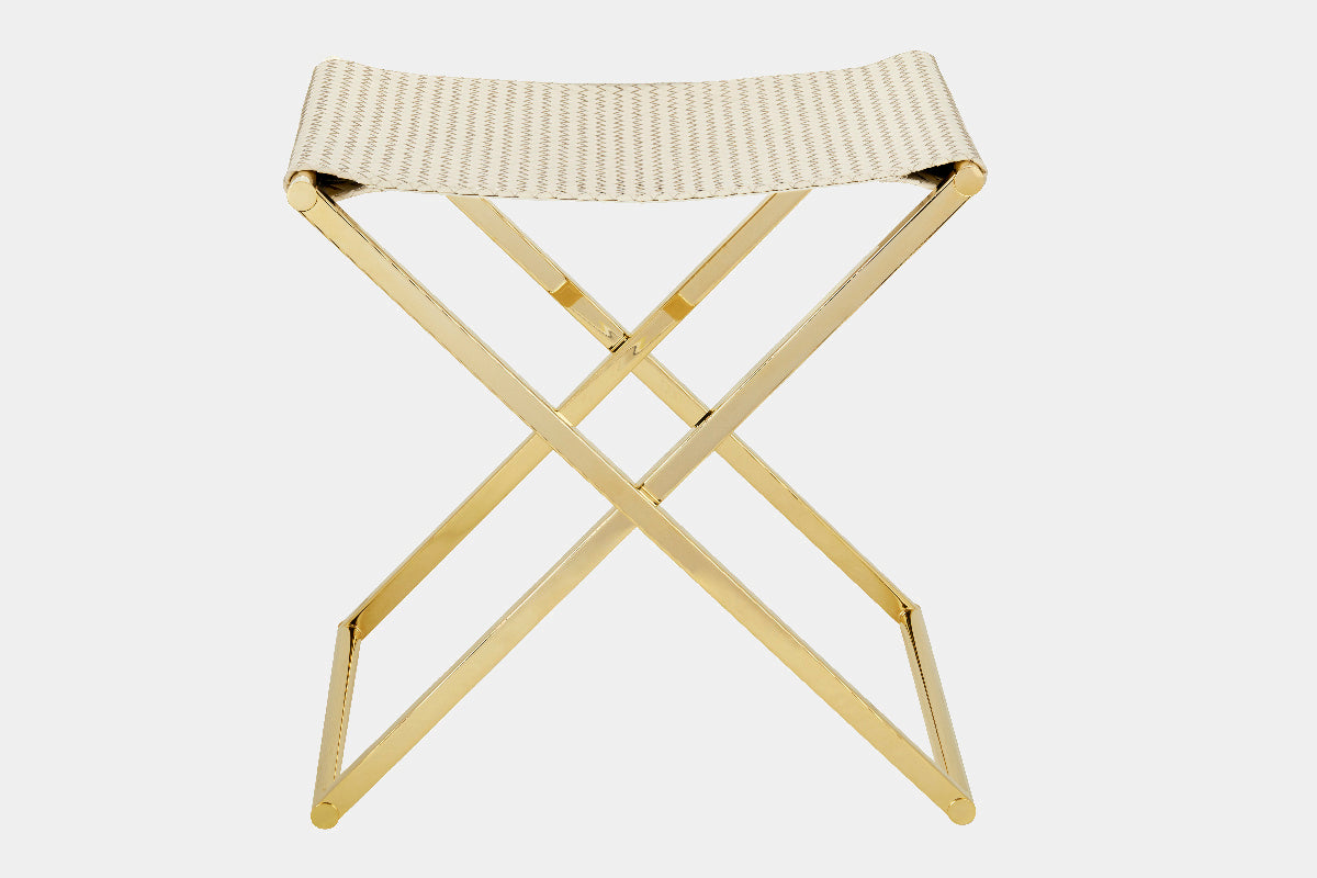 Skládací kožená stolička IONIO