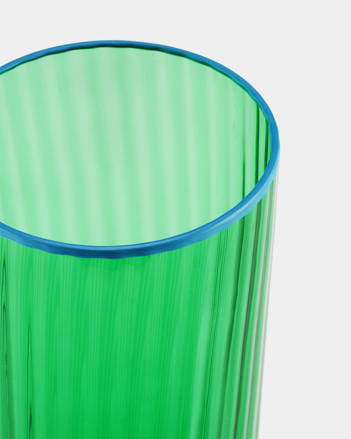 Aquazzura STRIPED EMERALD sklenice na sekt flétna