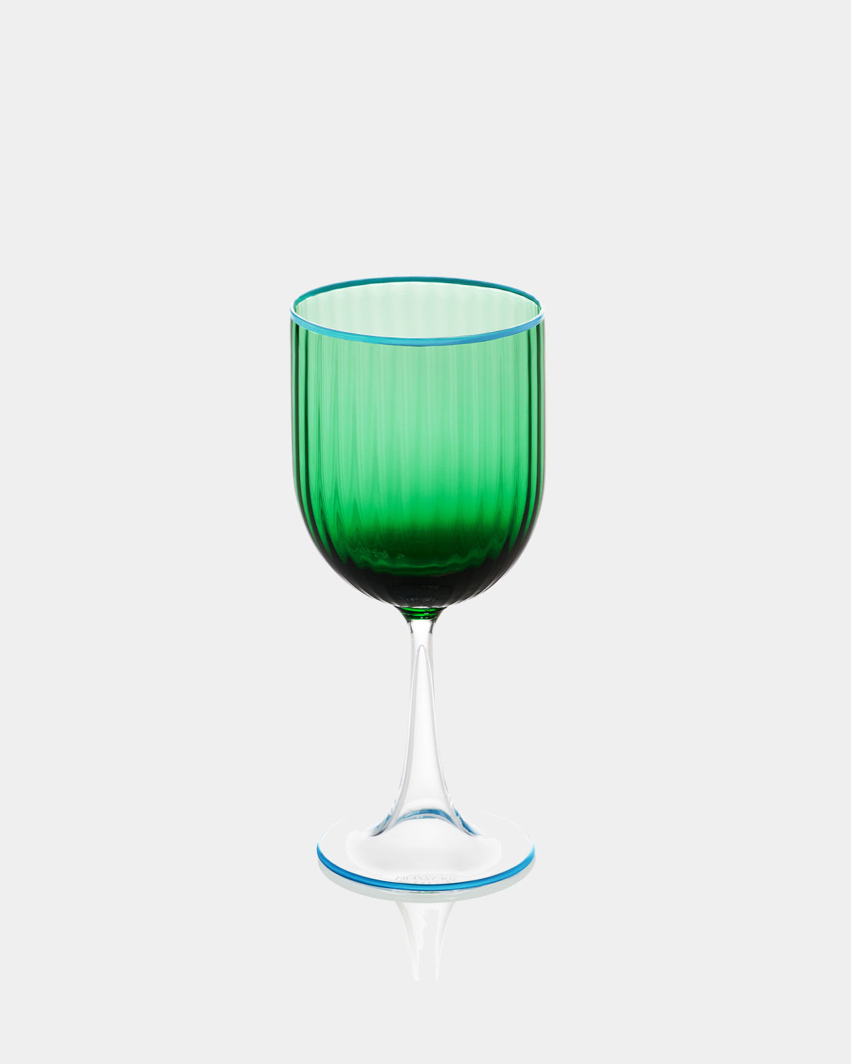 Aquazzura STRIPED EMERALD sklenice na červené víno