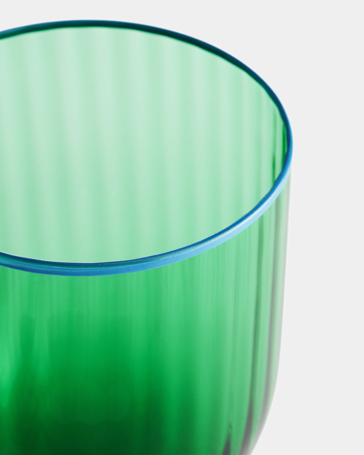 Aquazzura STRIPED EMERALD sklenice na červené víno