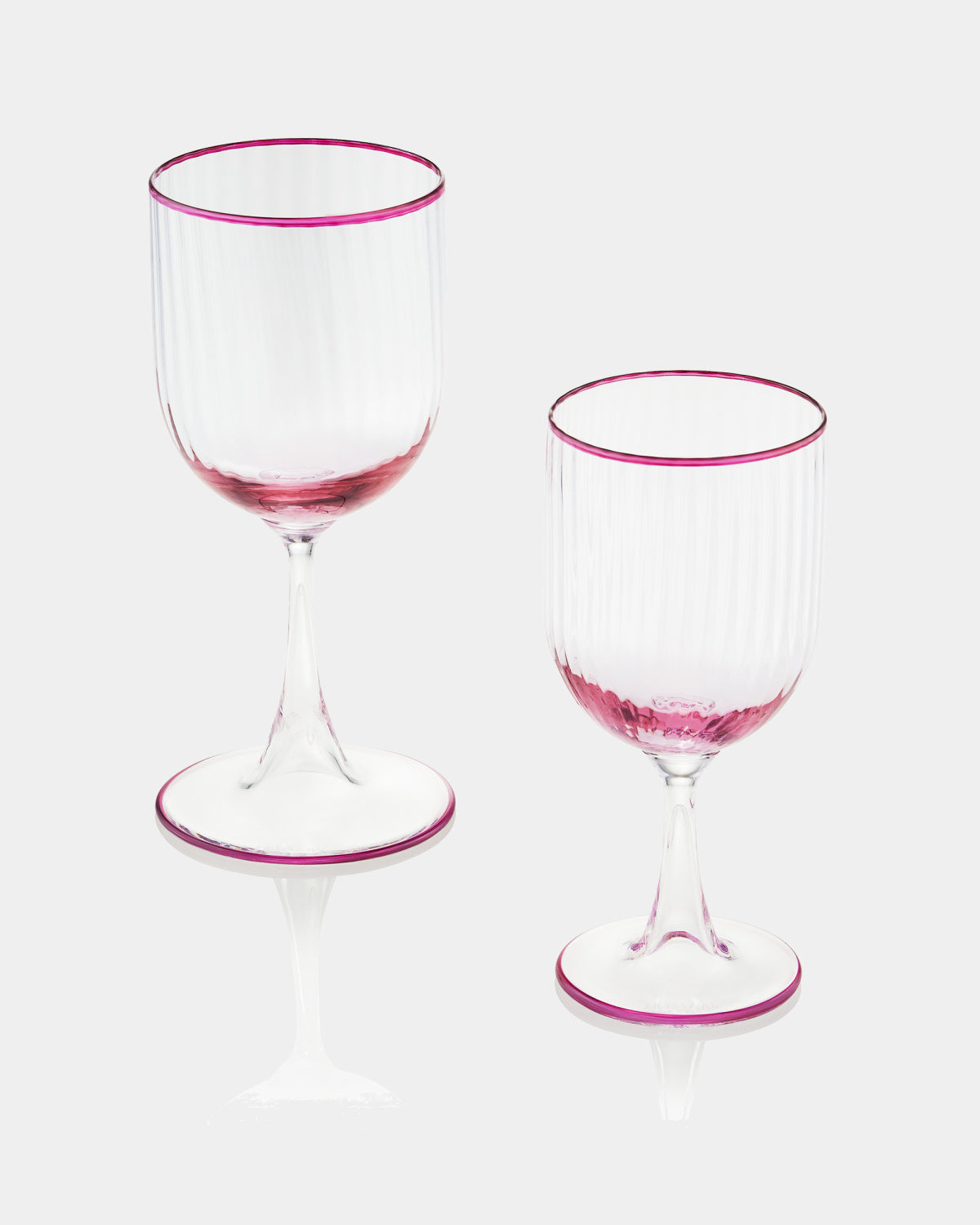 Aquazzura STRIPED AMETYST sklenice na bílé víno