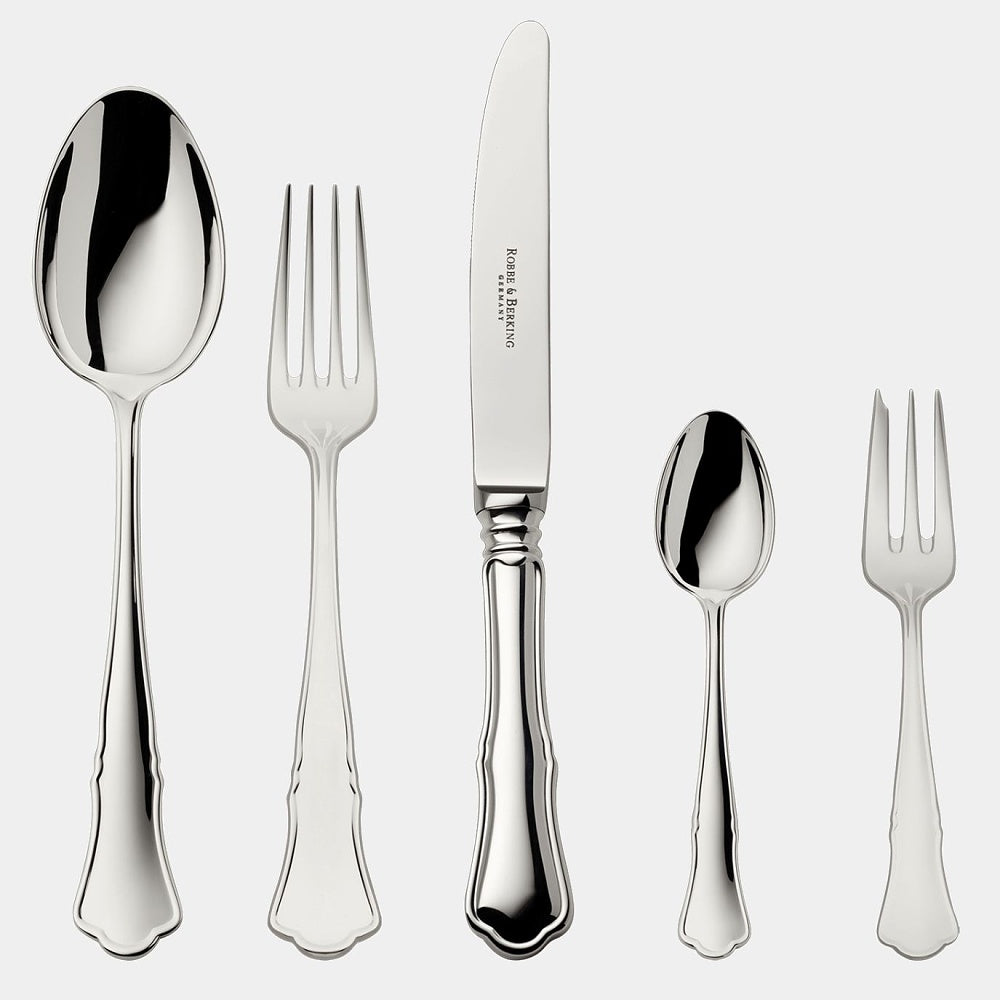 Robbe & Berking Stříbrný příbor Alt-Chippendale - sada 5 ks