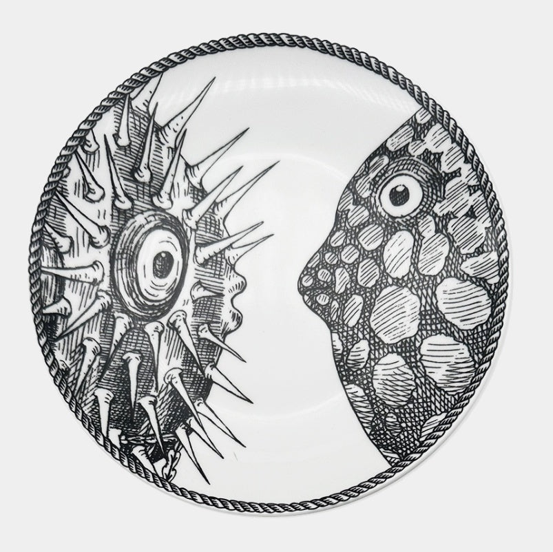 MONTGOLFIERS Sada porcelánových talířků 15cm