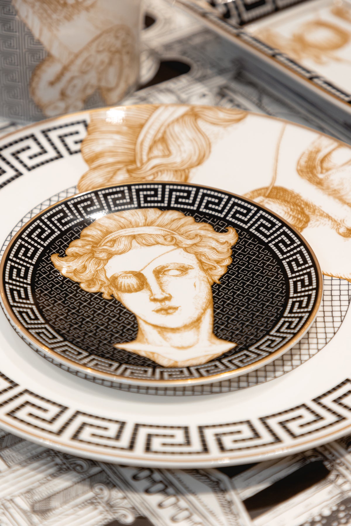 AQUATIC CREATURES Atlantis Sada malých porcelánových talířků