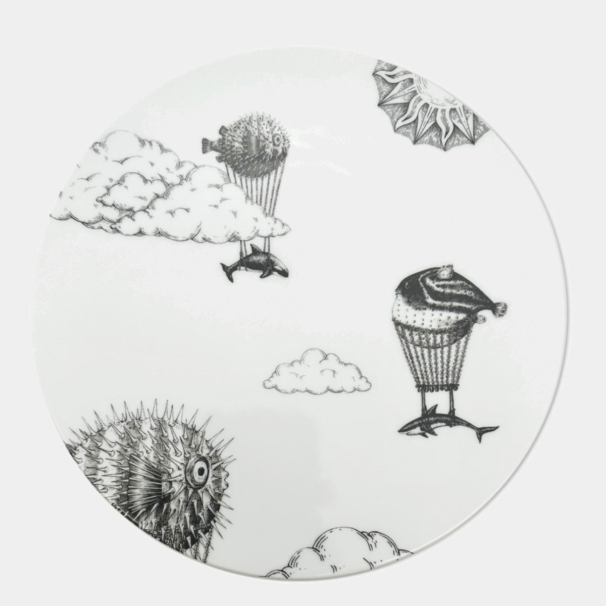 MONTGOLFIERS Dezertní talířky 23cm