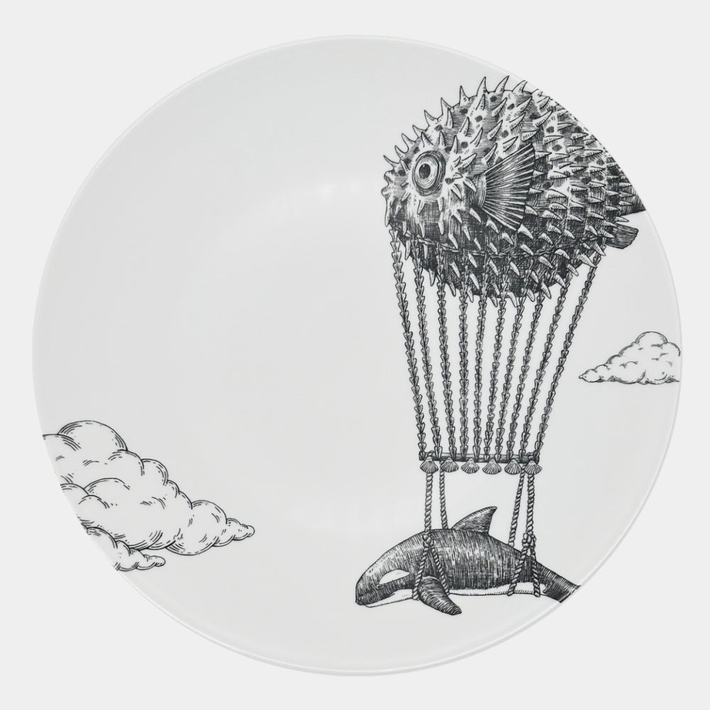 Las Palmas Set of 6 porcelain plates