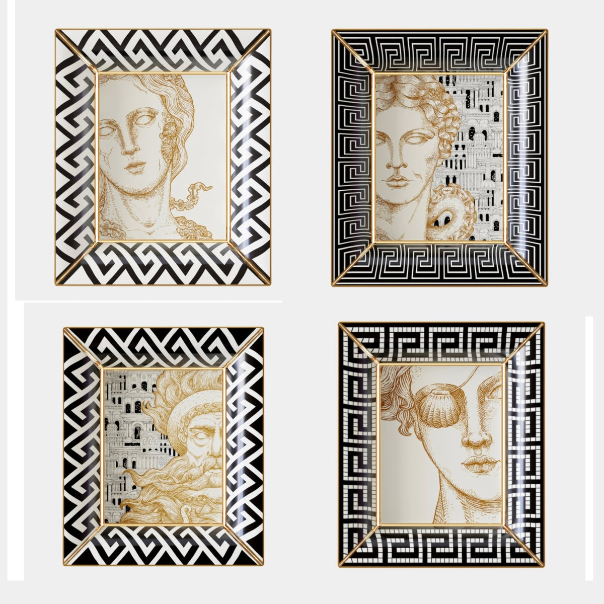 AQUATIC CREATURES Atlantis Porcelánová obdélníková miska