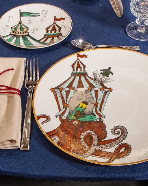 Porcelánový talíř s motivem chobotnice Aquatic Creatures