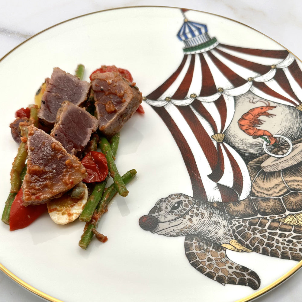 Porcelánový talíř s motivem želvy Aquatic Creatures