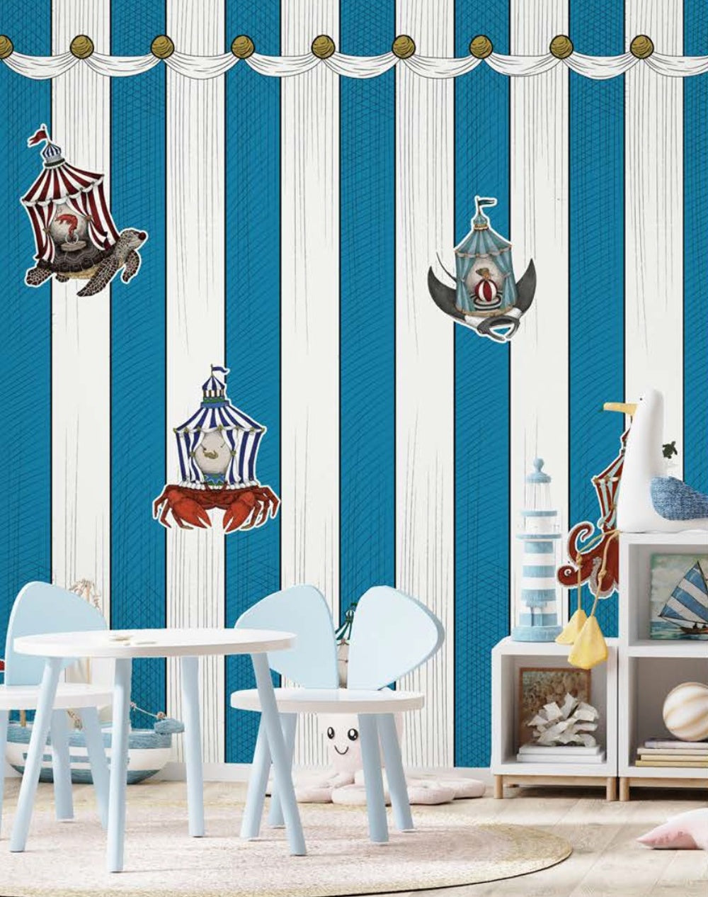 Designová tapeta s mořským motivem Searcus