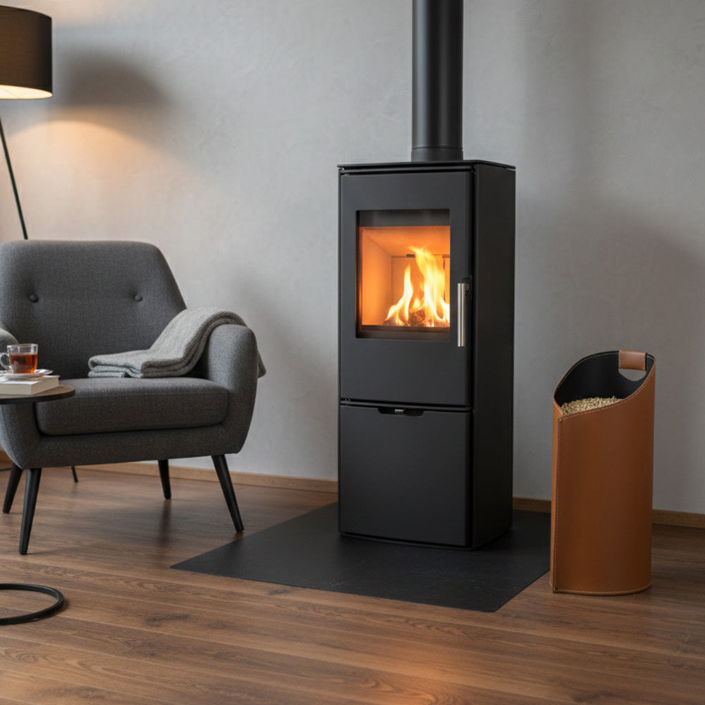 Limac Design SAPIR Designový koš na krbové pelety s lopatkou