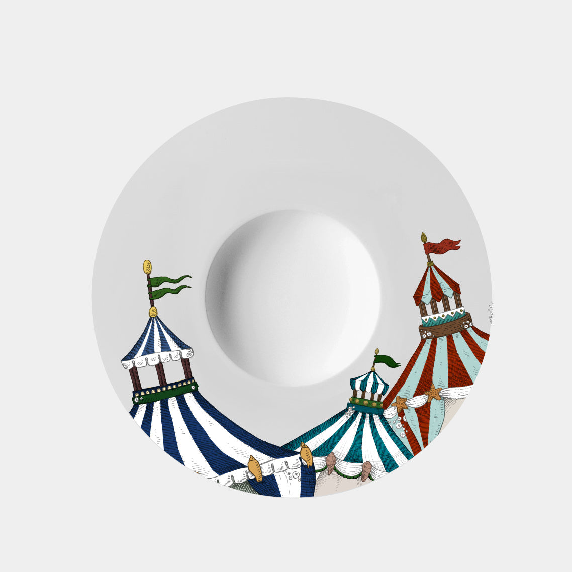 SEARCUS Hluboký pasta talíř 3 Searcus