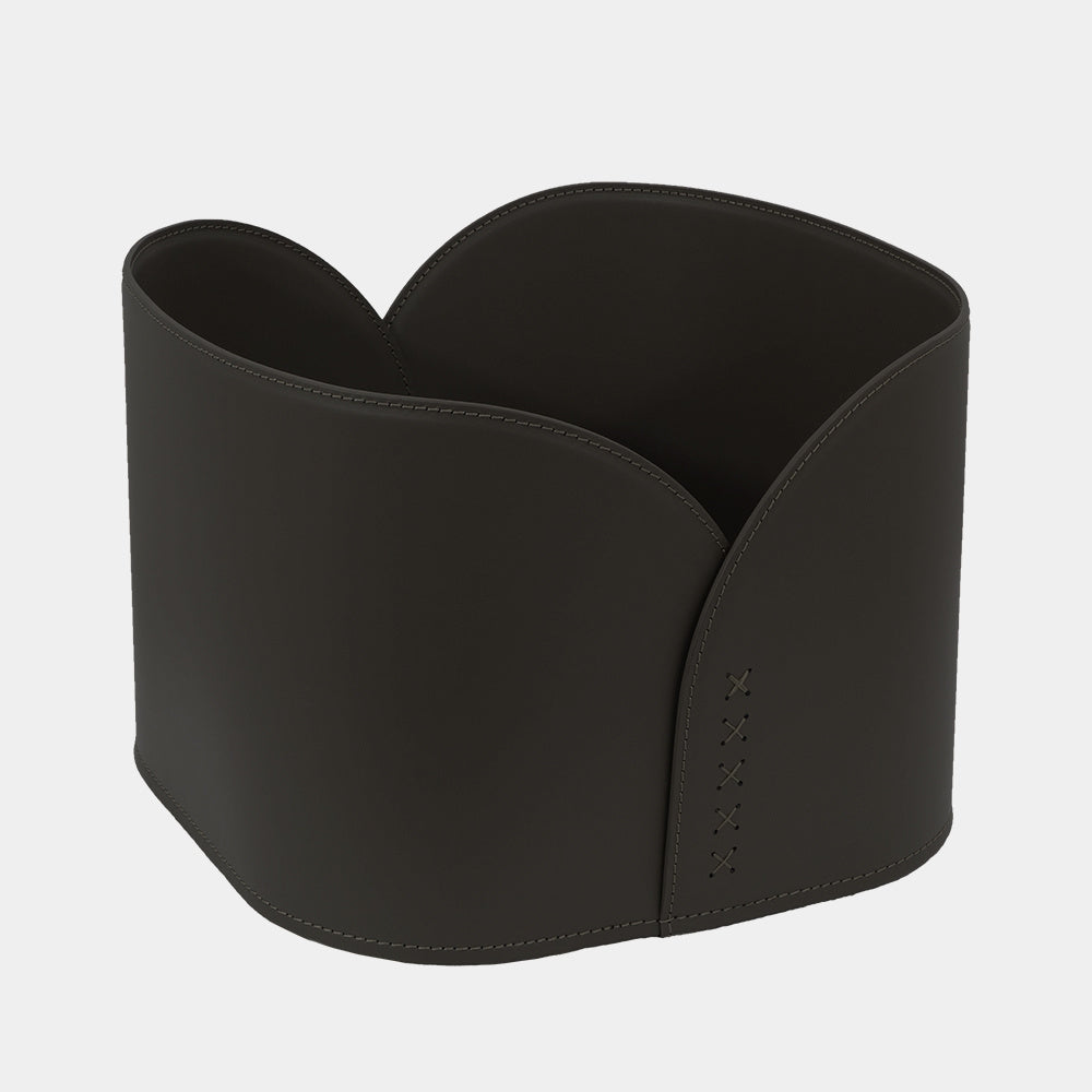 Limac Design Ignis Designový kožený koš na krbové dřevo