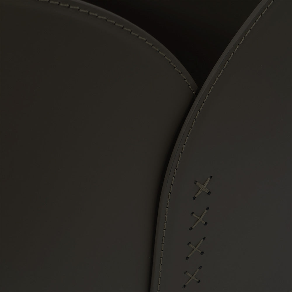 Limac Design Ignis Designový kožený koš na krbové dřevo