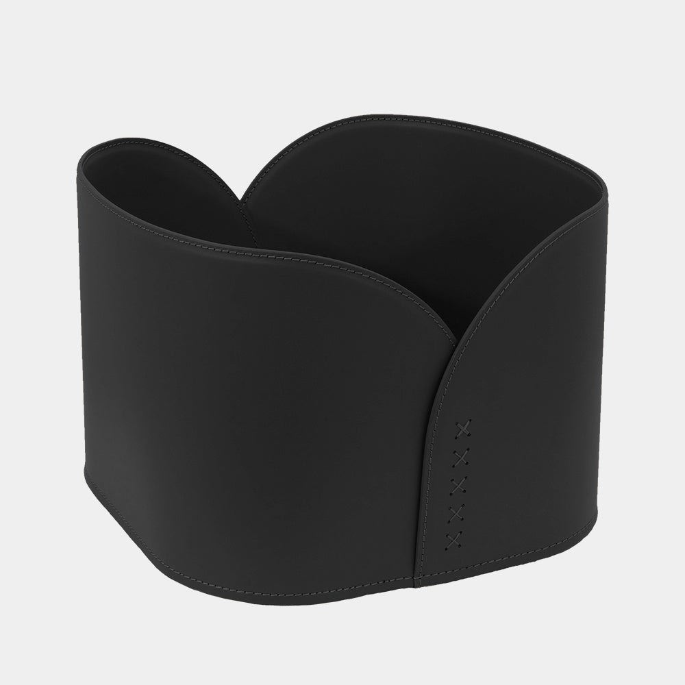 Limac Design Ignis Designový kožený koš na krbové dřevo