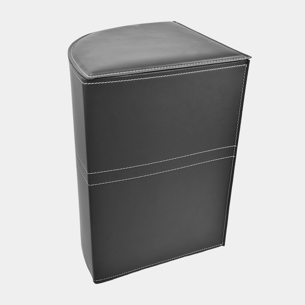 Limac Design – Rohový kožený koš na prádlo Simon