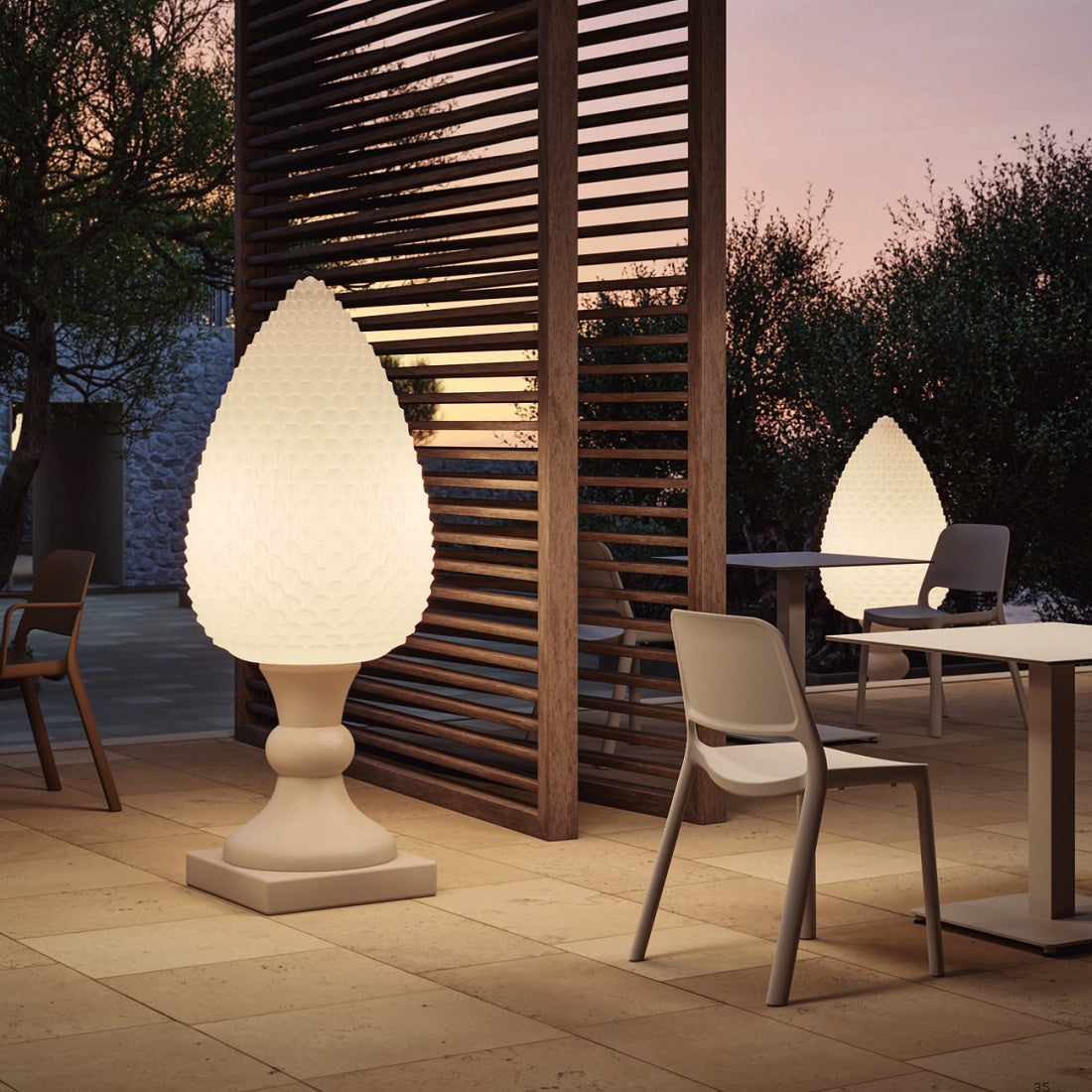 MYYOUR Zahradní stojací lampa PINA
