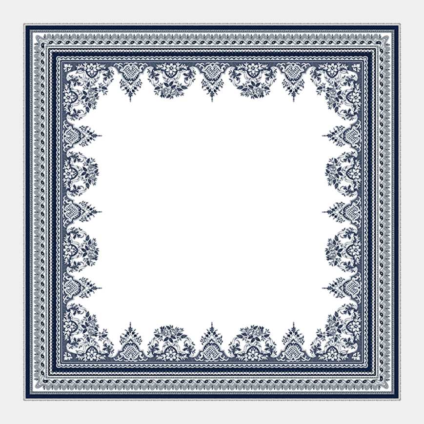 GIEN LES DÉPAREILLÉES Velký chalupářský ubrus z bavlněného saténu 170x170 cm