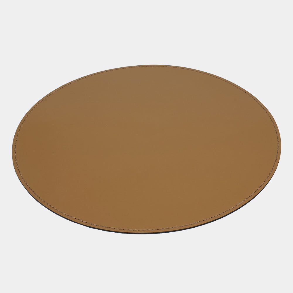 limac design Kulaté prostírání z kůže