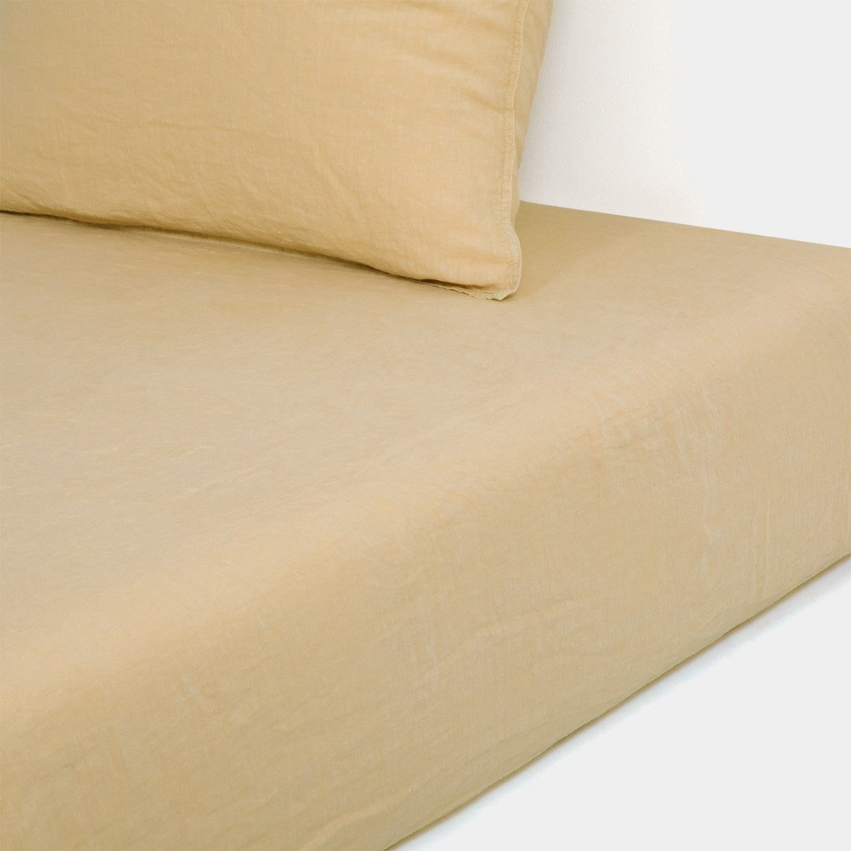 Lněné napínací prostěradlo béžové Olivier Desforges