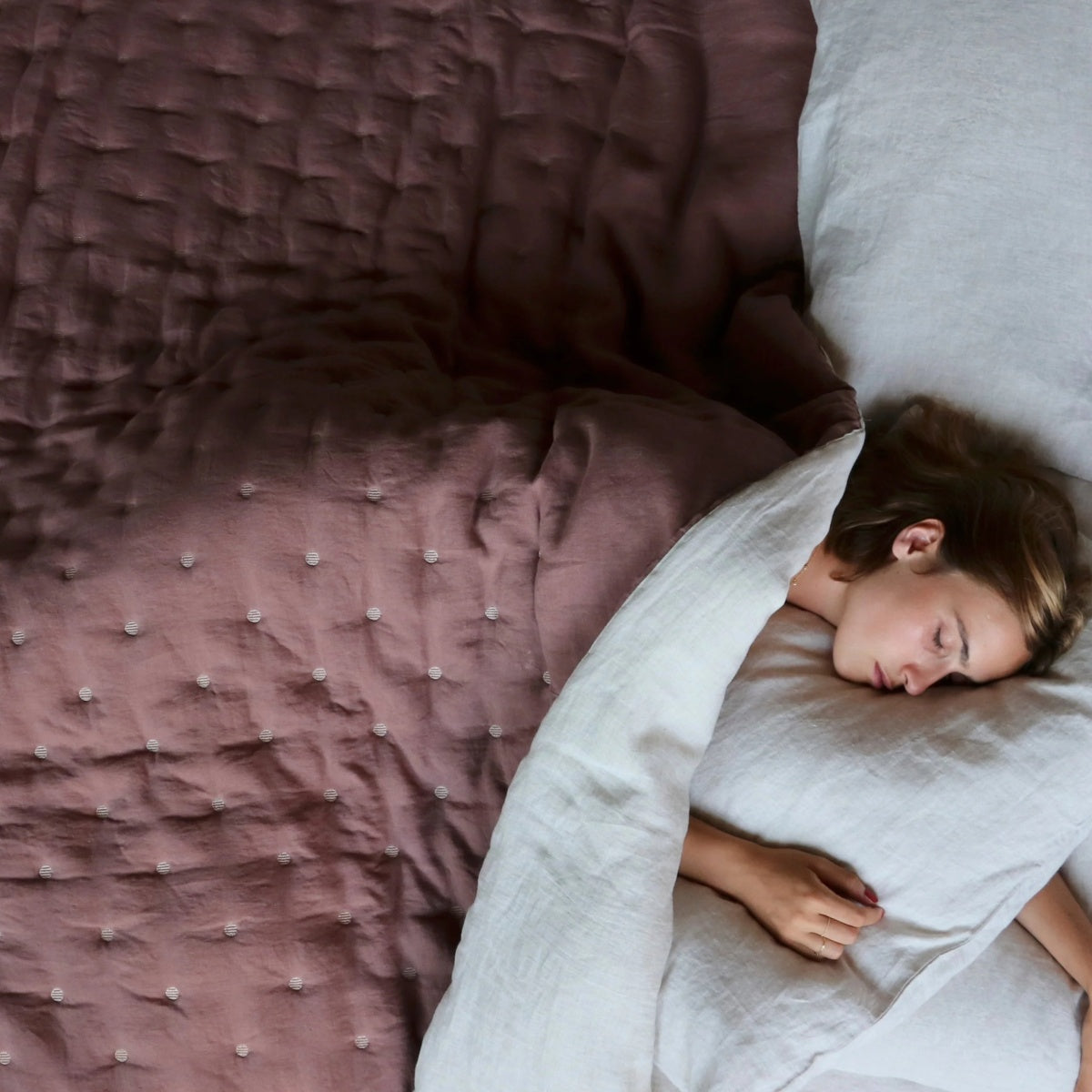 Once Milano luxusní lněný quilt