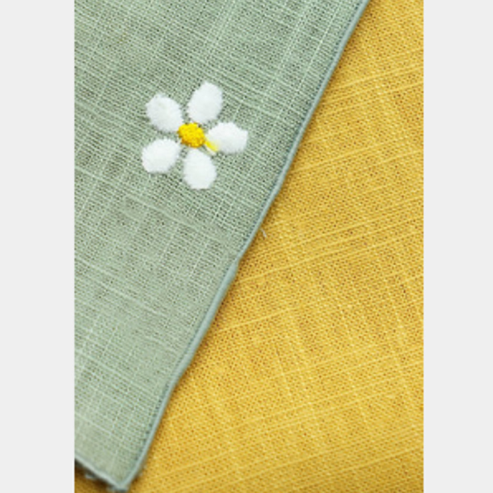 Giardino Segreto Lněné prostírání Pratoline s vyšitými květy