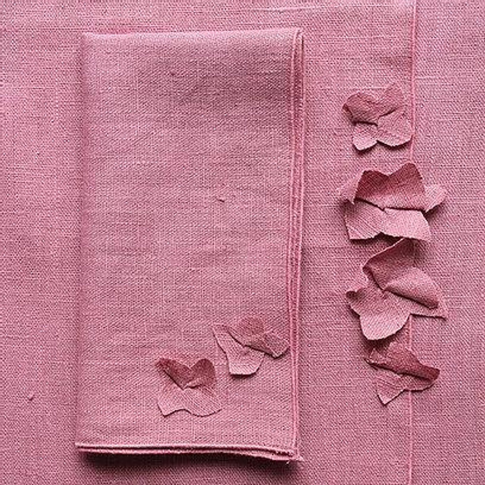 Giardino Segreto Luxusní lněný ubrousek GELSOMINO 6 ks