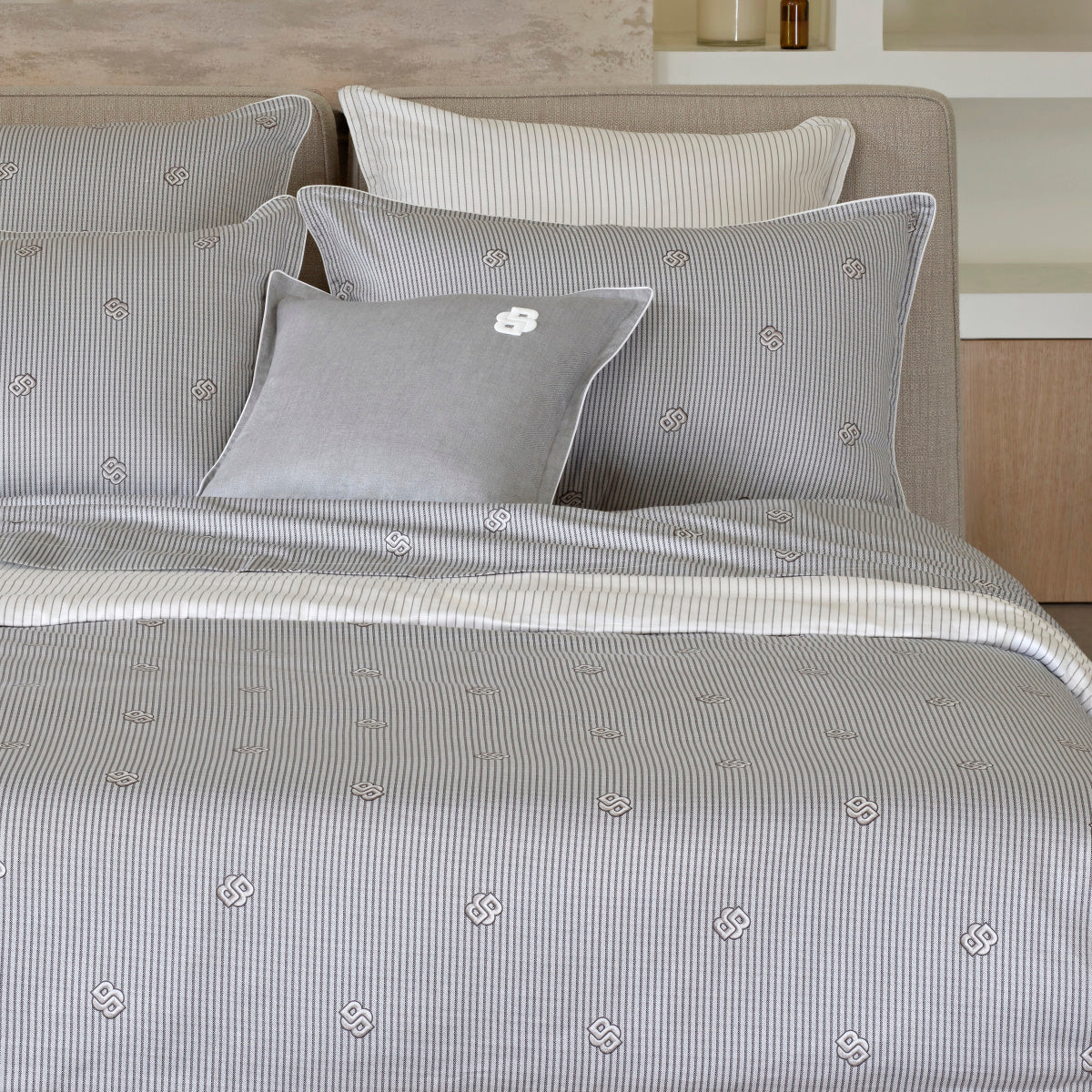 Luxusní povlečení bavlněný satén HUGO BOSS DOUBLE B